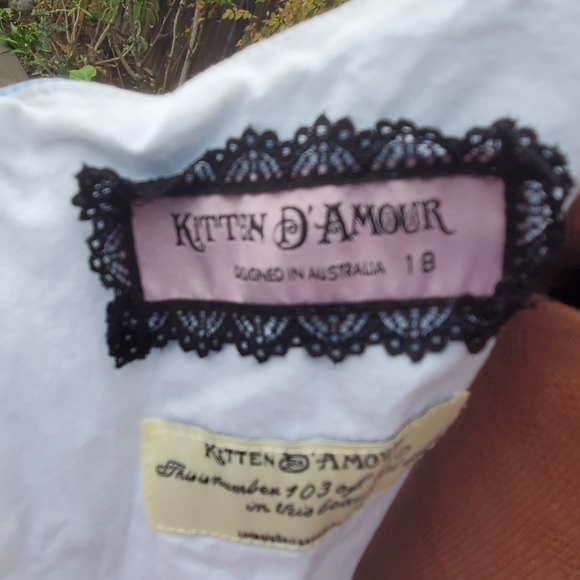 Kitten D'Amour Sky Blue Sleeveless Midi Dress - Picture 6 of 7